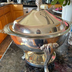 Silverplate 2 quart Food Warmer